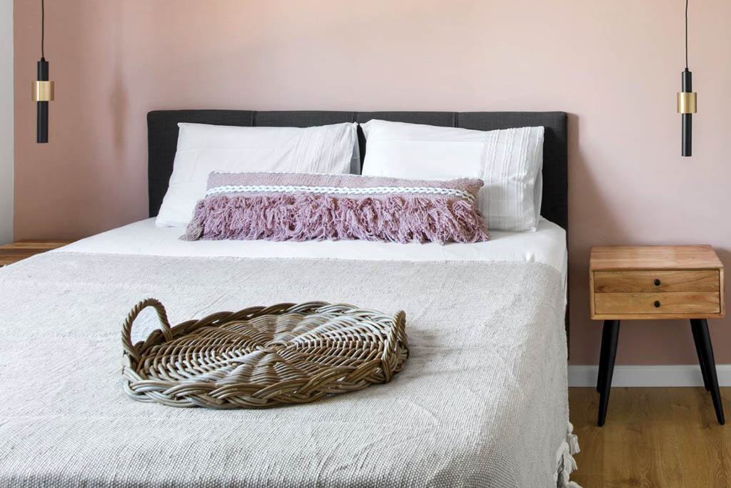 מגש ראטן עגול