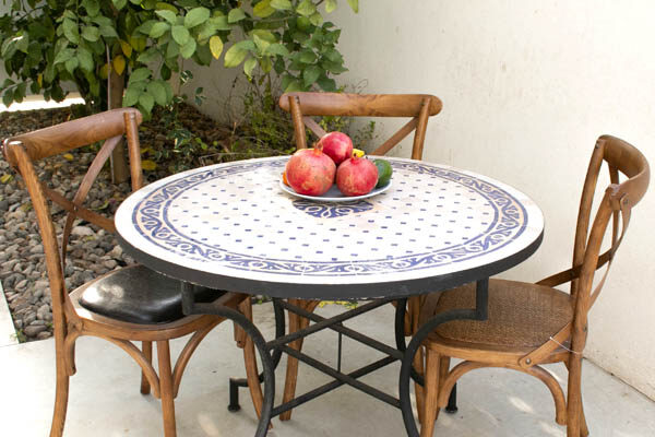 שולחן מרוקאי לגינה