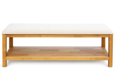 ספסל אלון מרופד